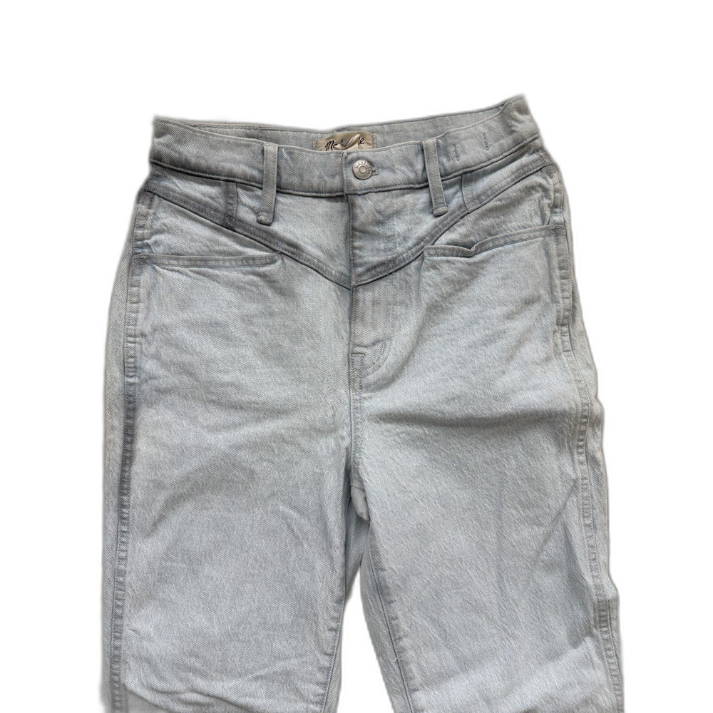 Madewell Perfect Vintage Light Wash Size 26, High-Rise Cropped Wide Leg - Picture 7 of 7